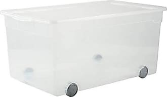 Snappy Plastic PP BPA-free 3l 33,9 x 19,8 x 7,6 cm Rotho Storage box with dividers transparent