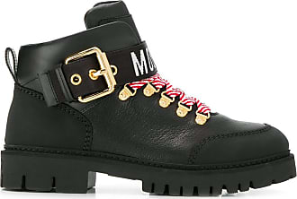 moschino logo boots