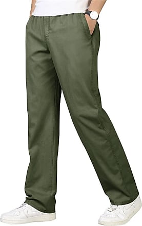 OCHENTA Boys' Military Cargo Pants 8 Pockets Casual Outdoor Slacks 