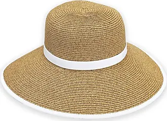 Sun 'N' Sand French Laundry Straw Sun Hats for Women - Backless, Foldable,  and Packable Hat - Beach