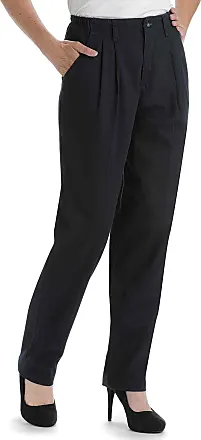 Lee Women's Plus Size Relaxed-fit Side-Elastic Pant (Navy, 14W
