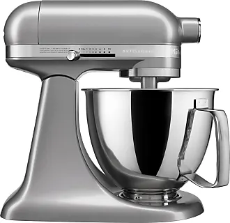 KitchenAid 9-Speed Digital Hand Mixer with Turbo Beater II Accessories and  Pro Whisk - Onyx Black & KSMMGA Metal Food Grinder Attachment, Silver
