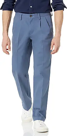 Essentials Men's Classic-Fit Wrinkle-Resistant Pleated Chino Pant :  : Clothing, Shoes & Accessories