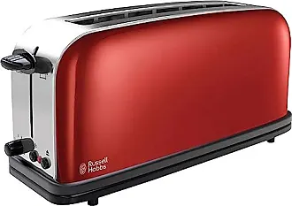 SEVERIN Grille-pain automatique 1 000 W, Toaster compact 1 fente jusqu'à 2  tranches, Grille-pain électrique avec réglage du degré de brunissage 