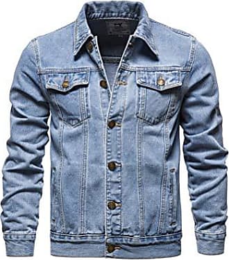 Minetom Hommes Hiver Manches Longues Blouson Nouvelle Veste En Jean Masculine Jacket Trucker Denim Épais Chaud Casual Outwear