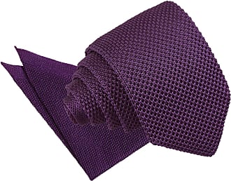 DQT Premium Knit Knitted Solid Plain Pattern Check Stripe Polka Mens Skinny Tie