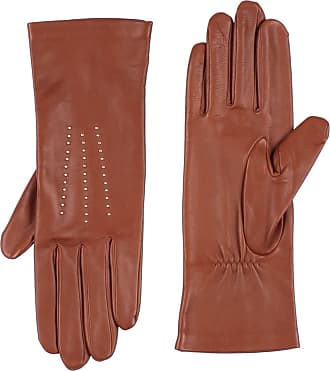 Agnelle Chloe Interwoven Leather Gloves