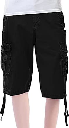 Short ceinturé à poches cargo P.A.R.O.S.H en coloris Noir Femme Vêtements Shorts Shorts fluides/cargo 