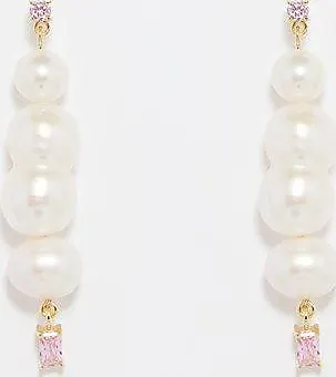 Ohrringe aus Perle in zu −55% Pink: Stylight Shoppe | bis