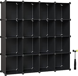 SONGMICS Spice Rack, 2-Tier Counter Shelf, Desktop Storage Organizer, for Countertop, Kitchen, Office, Living Room, Rustic Brown and Black UOFS046B01