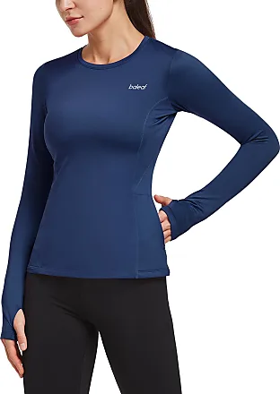 BALEAF Women's Winter Running Gear Thermal Fleece Shirts Half Zip  Thumbholes Long Sleeve Tops : : Clothing, Shoes & Accessories