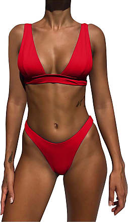 TYTUOO Women Swimsuit High Waist Bikini Set Halter Ladies Swimming Costume Two-Piece Beachwear Set