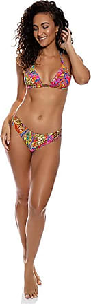 Luli Fama Bathing/Swim Suit Top Triangle Halter Embellished Swimwear Large NWT