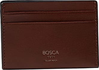 Bosca Vintage Bosca Bifold Wallet Coin Purse Card Holder Taupe Leather Snap Close 