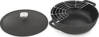 Zakarian by Dash 4.5-qt Cast Iron Dutch Ovenwith Glass Lid ,Black