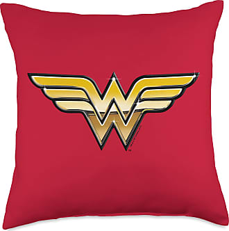 Multicolor Wonder Woman Christmas Sweater Throw Pillow 18x18 