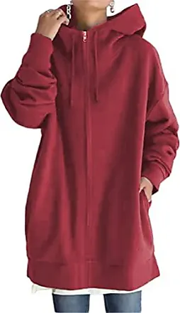 Sweat à Capuche Femme Chat Pull Polaire Chaude Grande Taille Long Hooded  Sweatshirt Veste Chic Hiver Fourrure Sweat-Shirt Jacket