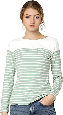 Allegra K Womens Scoop Neck Top Fitted Layering Soft Half Sleeve T Shirt 