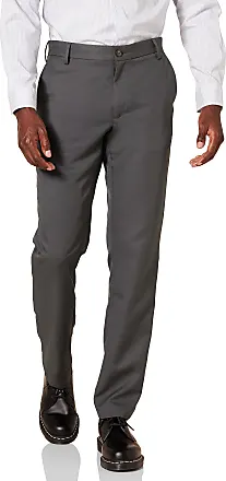  Essentials Men's Classic-Fit Expandable-Waist Flat-Front Dress  Pant, Black, 28W x 28L : Clothing, Shoes & Jewelry