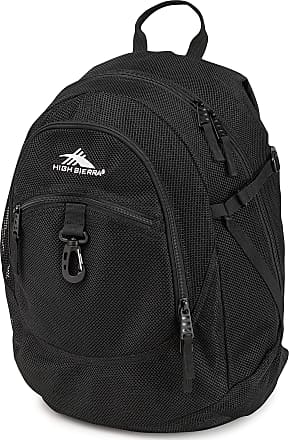 High Sierra Airhead Mesh Backpack, Black, 19.5 x 13 x 7-Inch