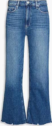 PAIGE Claudine cropped high-rise flared jeans