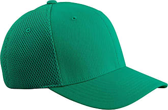 USF Logo Premium Slime Green Black Fitted Flex Hat - South Florida