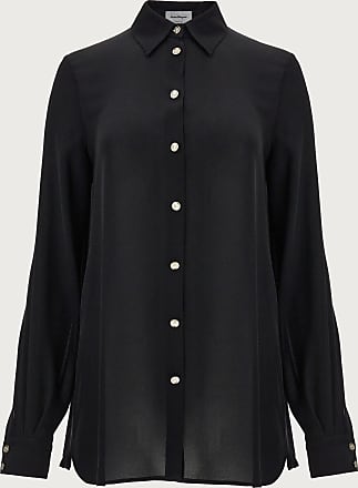 Salvatore Ferragamo Women Silk georgette shirt Black