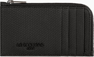 Porte carte large zippé Emile en cuir signature T – Le Tanneur