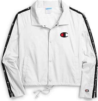 white champion windbreaker womens