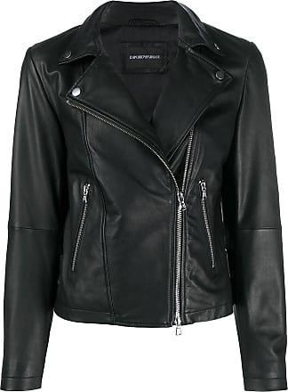 giorgio armani women's leather jacket