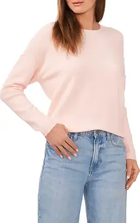 Vince Camuto, Sweaters, Vince Camuto Seamed Crewneck Sweater Oversized  Style Mauve Pink Size Small