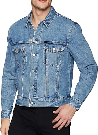 calvin klein jeans men's denim trucker jacket