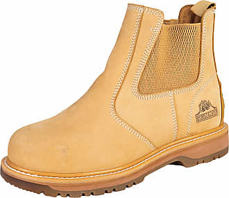 Groundwork Mens GR20 Dealer Leather Safety Steel Toe Cap Work Boots UK7-11 