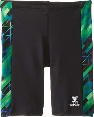 TYR SPORT Boy's Disco Inferno All Over Square Leg Swimsuit 