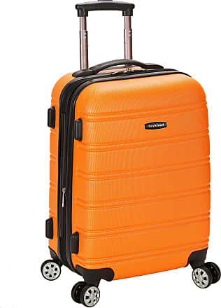 Rockland Star Trail Hardside Spinner Wheel Luggage Champagne Carry-On 20-Inch 