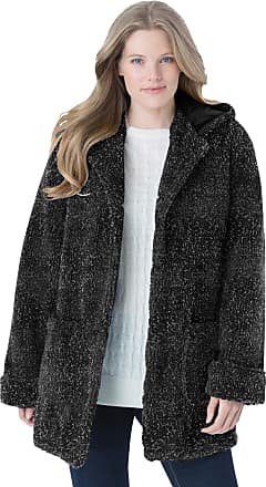  Woman Within Plus Size Better Fleece Zip-Front Hoodie