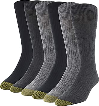 Gold Toe Mens Pima Cotton Socks Size 10-13 Purple Black 