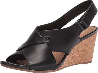 clarks ladies wedge sandals