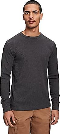 Gap Brown Waffle-Knit Crew Neck Long Sleeve T-Shirt