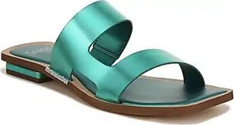 Lyla Double Buckle Slide - Bright Blue