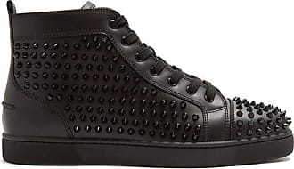 louboutin studded trainers