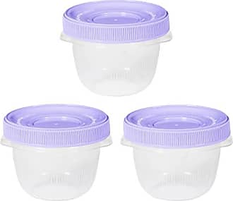 Twist Top Food Storage Deli Containers with Screw on Lid [16 Oz