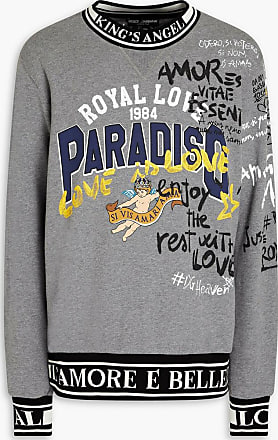 Dolce & Gabbana Outlet: sweatshirt in jersey - White  Dolce & Gabbana  sweater L4JWDOG7IJ8 online at