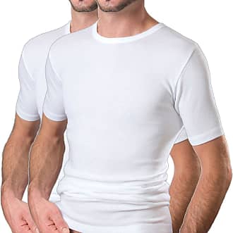 HERMKO 4880-3 Mens Short-Sleeve Business Shirt with V-Neckline Made of 100% Cotton