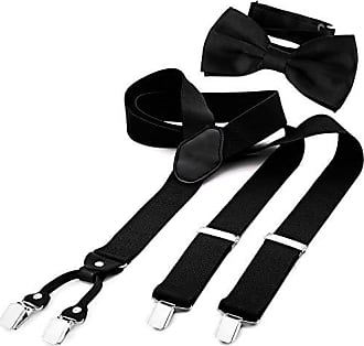 Hosenträger Herren Damen Y Form 3 Clips Style Schmal Krawatten Bow Fliege Set