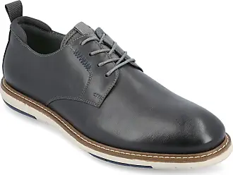 A Diciannoveventitre round-toe leather derby shoes - Grey