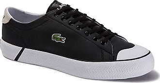 womens black lacoste trainers