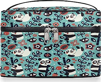 Bolsa de cosméticos com desenho fofo urso panda feminina grande bolsa de  maquiagem de viagem bolsa de maquiagem animal panda bolsa de maquiagem  portátil caixa com zíper bolsa de higiene pessoal, Conforme