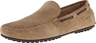 ecco suede loafers