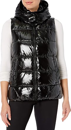 calvin klein black puffer vest